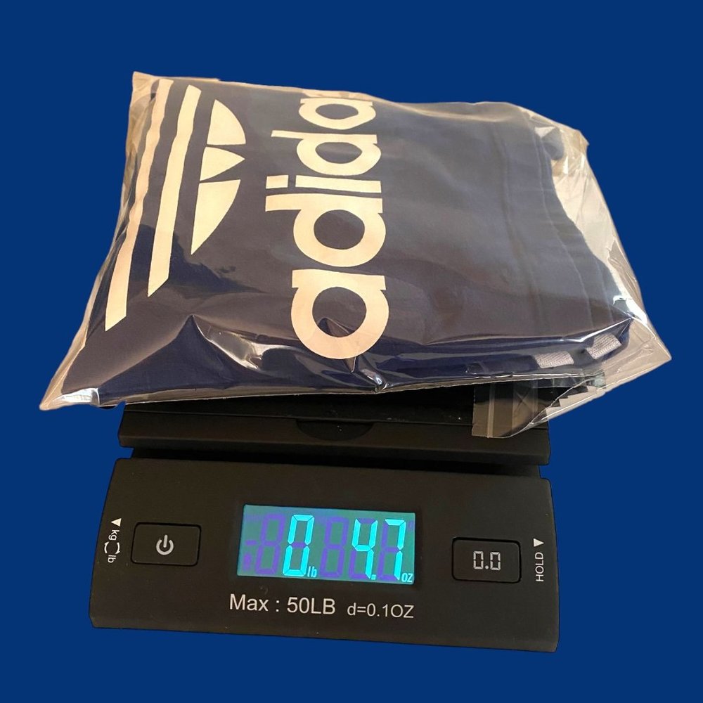 Adidas Women's Original Paris Crop Tee Size Small Long-Sleeve in Oxford Blue - Picture 9 of 9